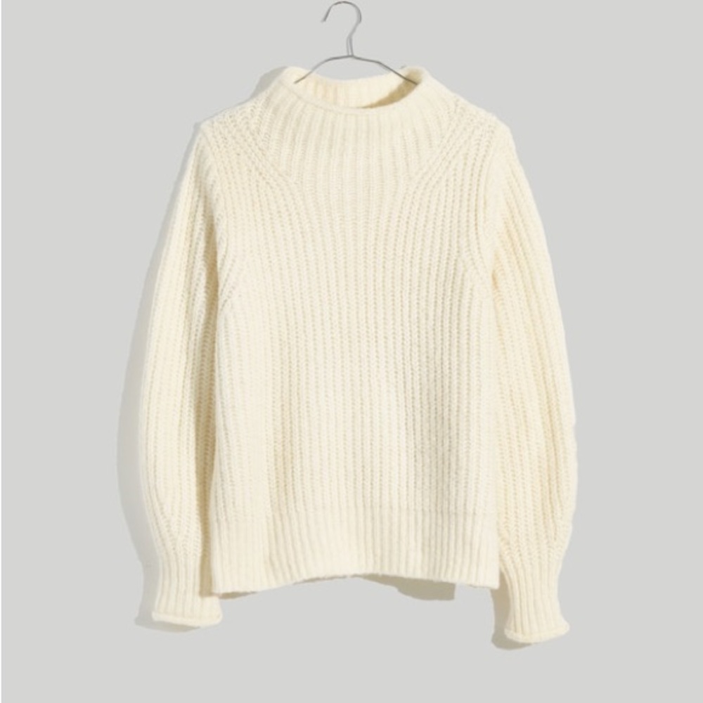 Madewell Loretto Mockneck Knit Sweater